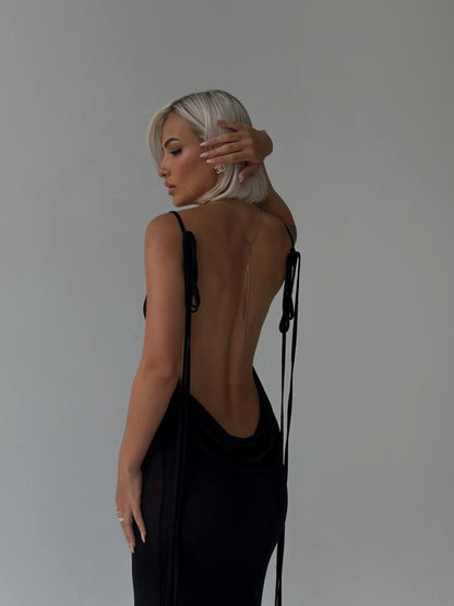 Haley | Backless Maxi Dress